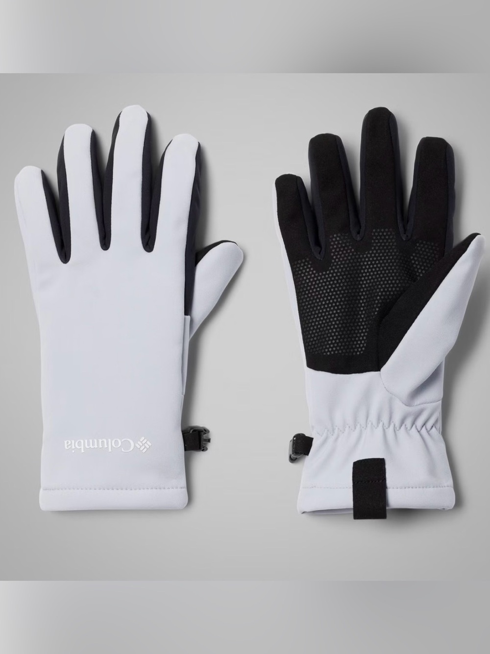 Columbia Women's Kruser Ridge III Softshell Gloves - Cirrus Grey - Medium - NWT